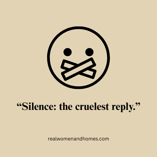 Hurt Silence Quotes Short