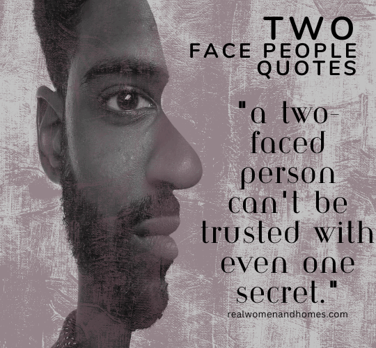 Two-Faced People Quotes